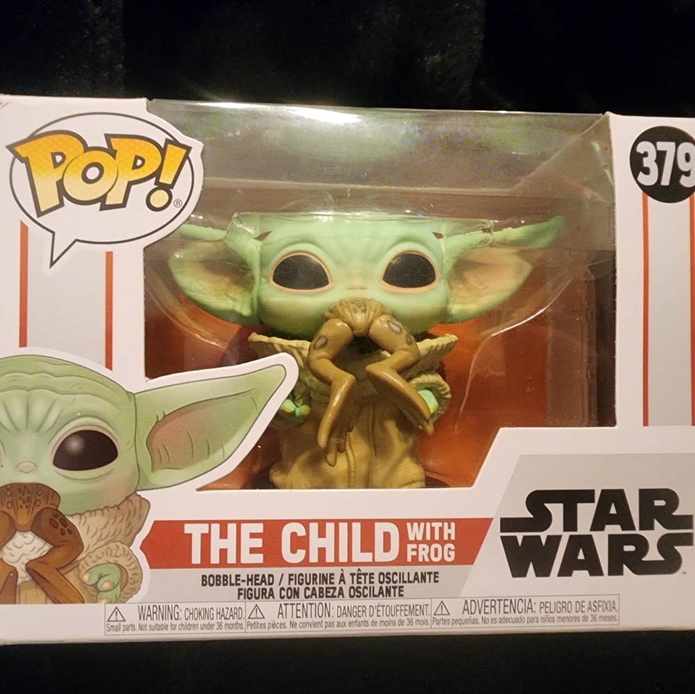 POP Bobble-Head The Child FROG version, NWT